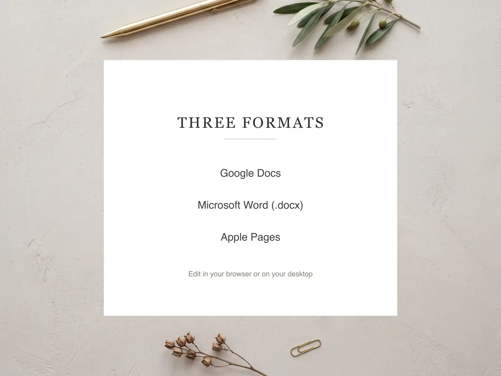 Resume Template with Photo for Google Docs, Word & Pages — The Ashford — image 7 of 7