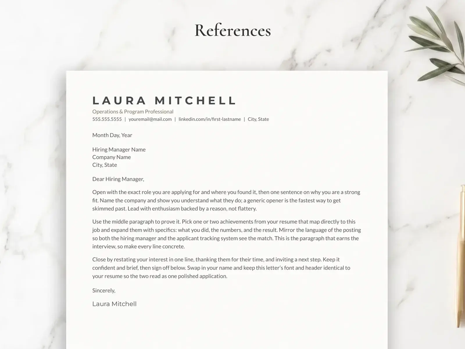 Functional Resume Template for Google Docs, Word & Pages | The Compass — image 5 of 7