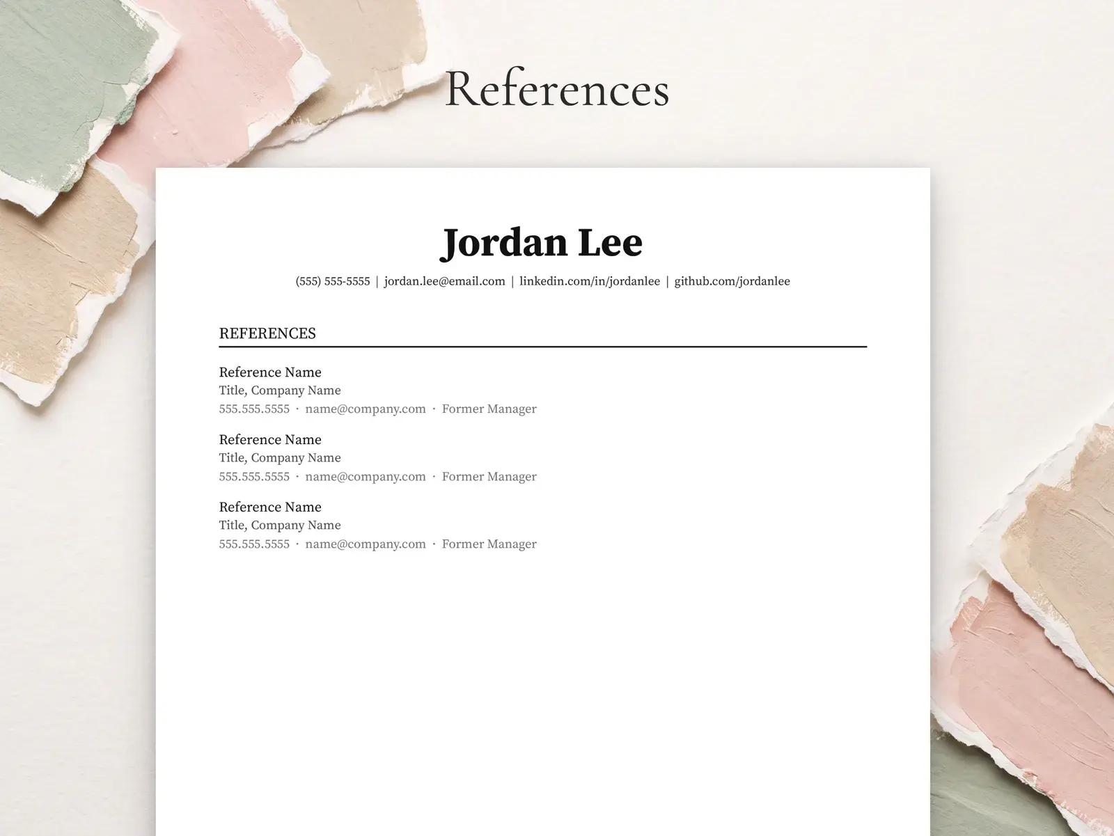 Jake's Resume Style Template for Google Docs, Word & Pages | The Ledger — image 5 of 7