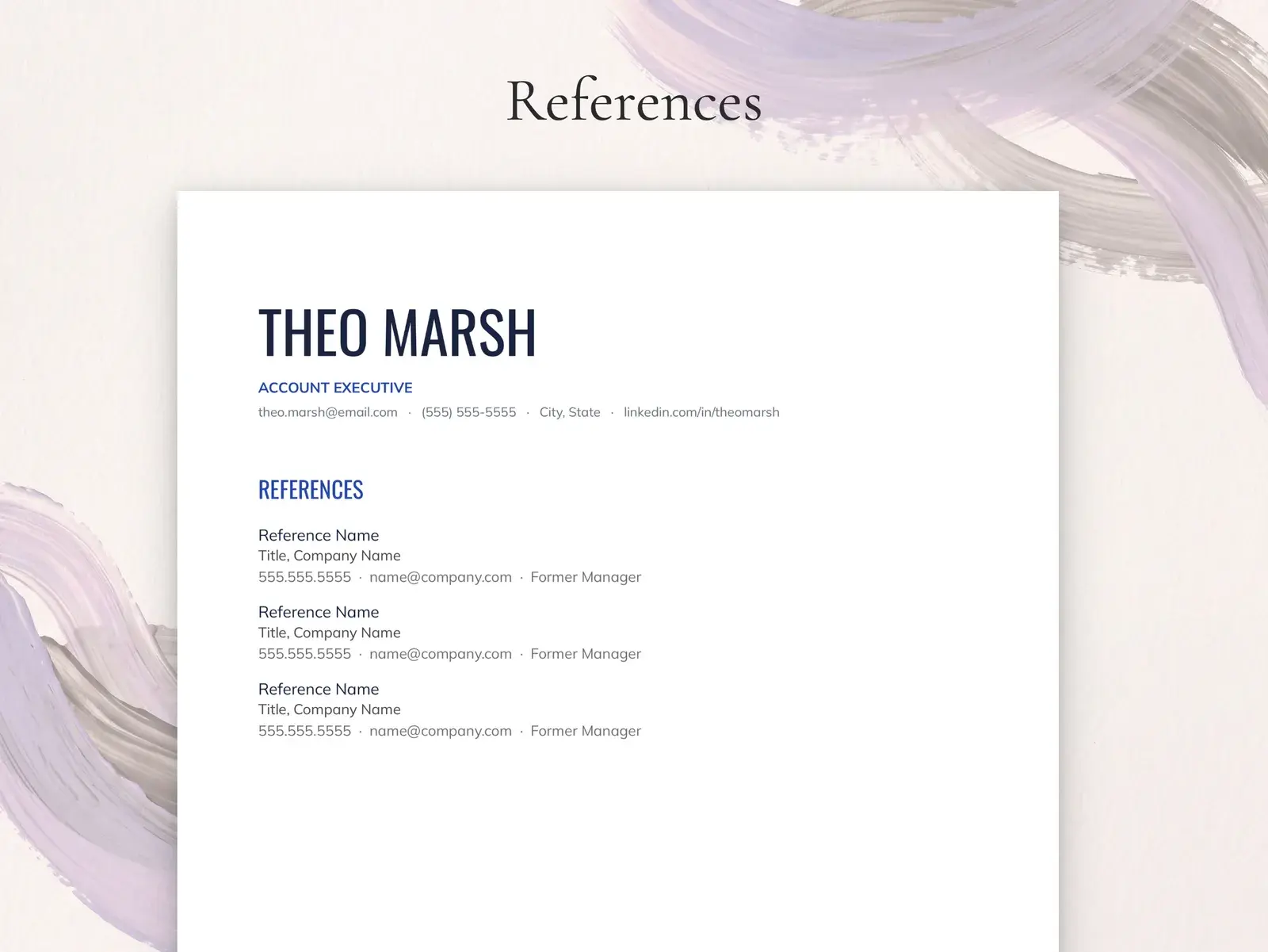 Sales Resume Template for Google Docs, Word & Pages | The Meridian — image 5 of 7