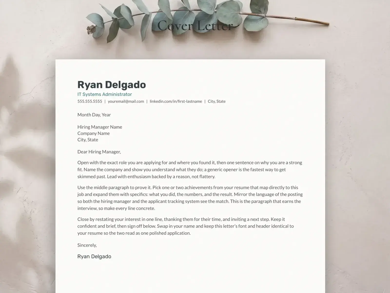 IT Resume Template for Google Docs, Word & Pages | The Vector — image 4 of 7