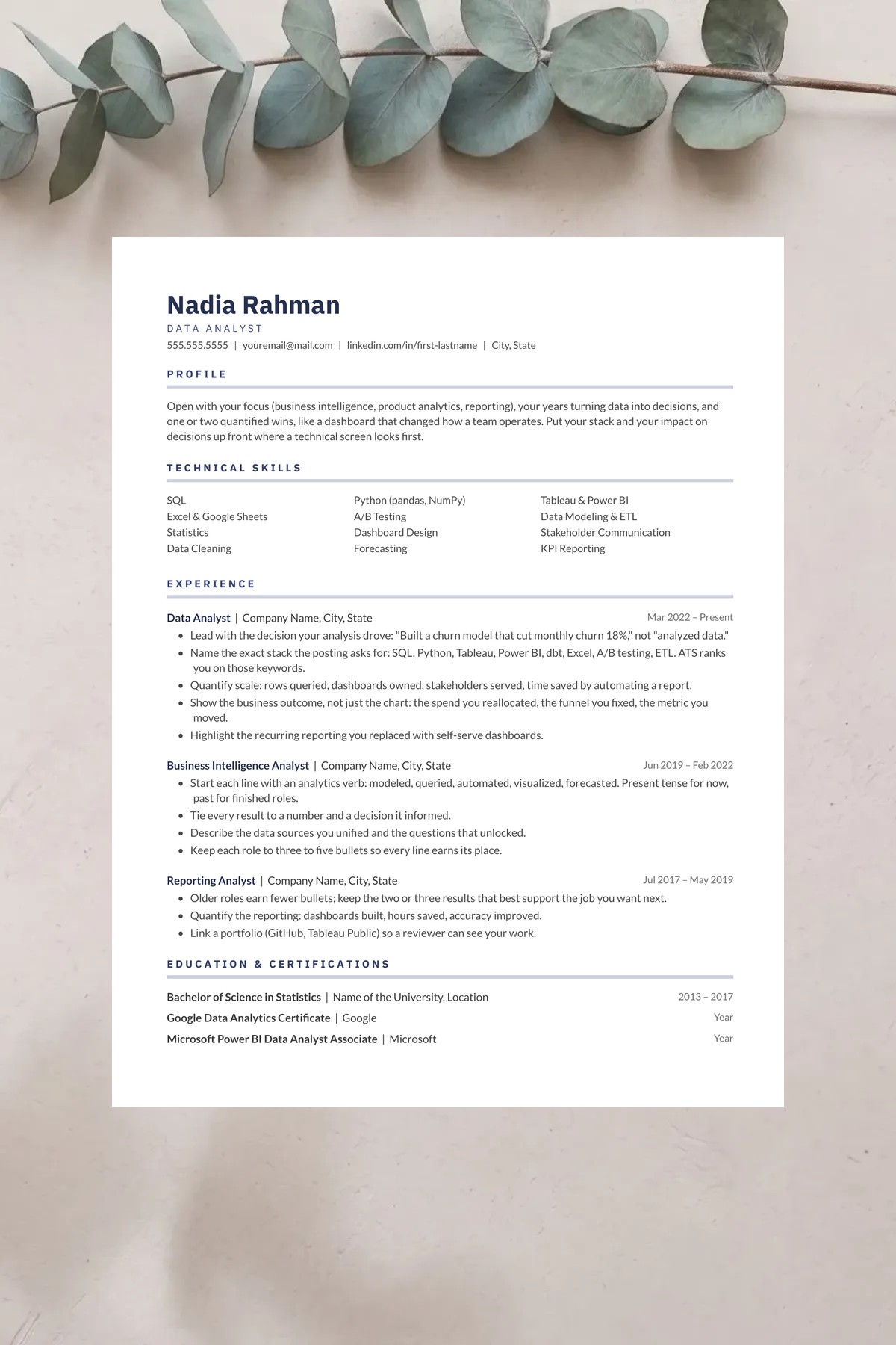 Prism resume template for Google Docs, Word & Pages. ATS-friendly, one page, instant download.